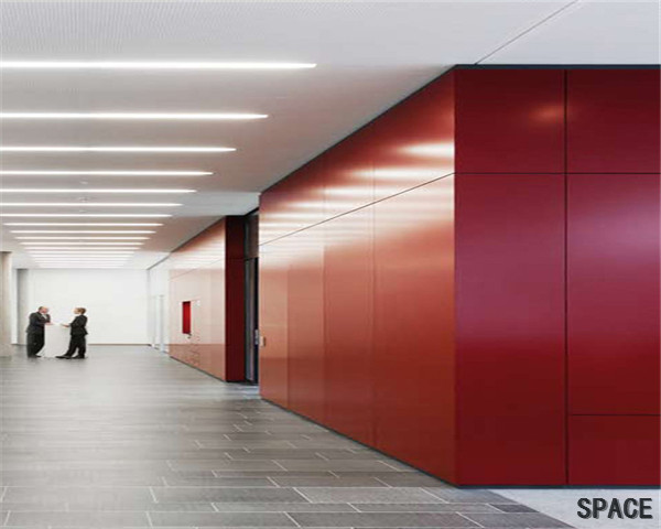 信宜挂板隔断墙，金属挂板隔断